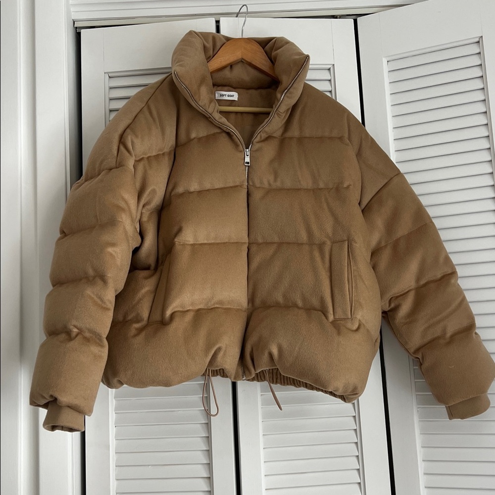 Soft Goat Cashmere Puffer XS
